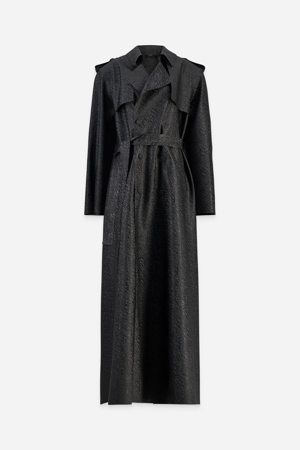 LATEX TRENCH COAT