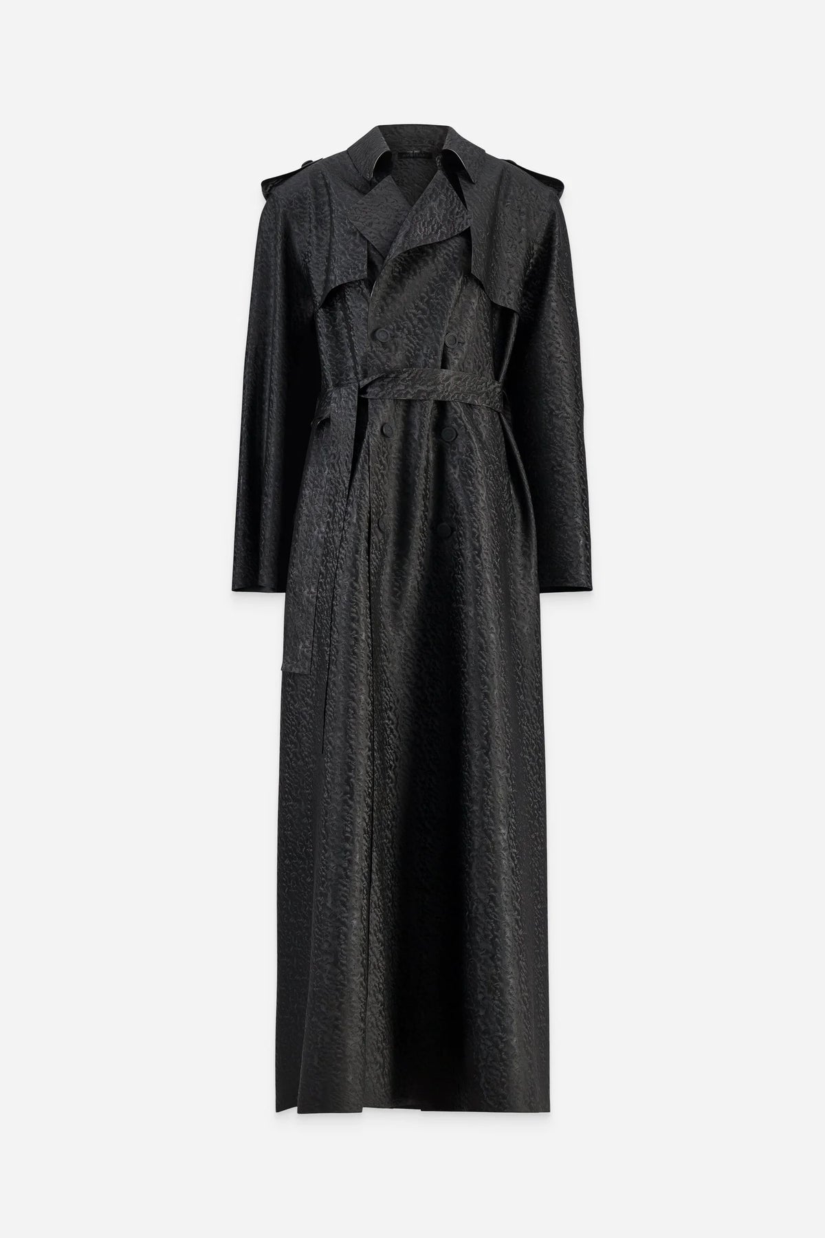LATEX TRENCH COAT