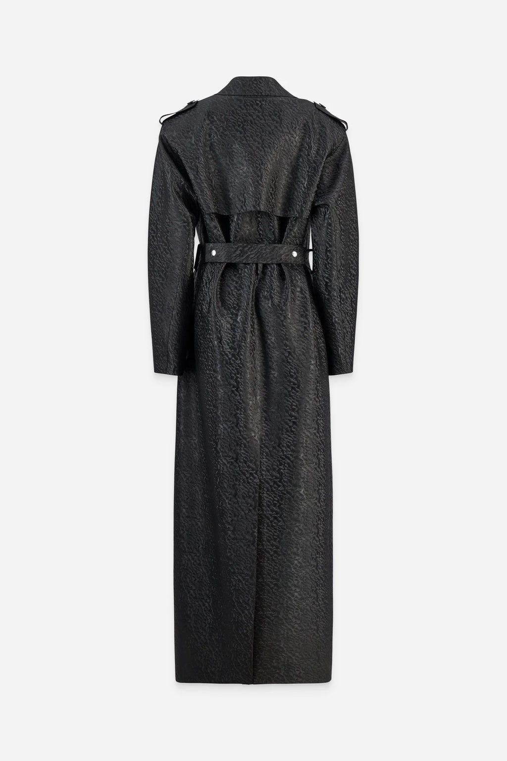 LATEX TRENCH COAT