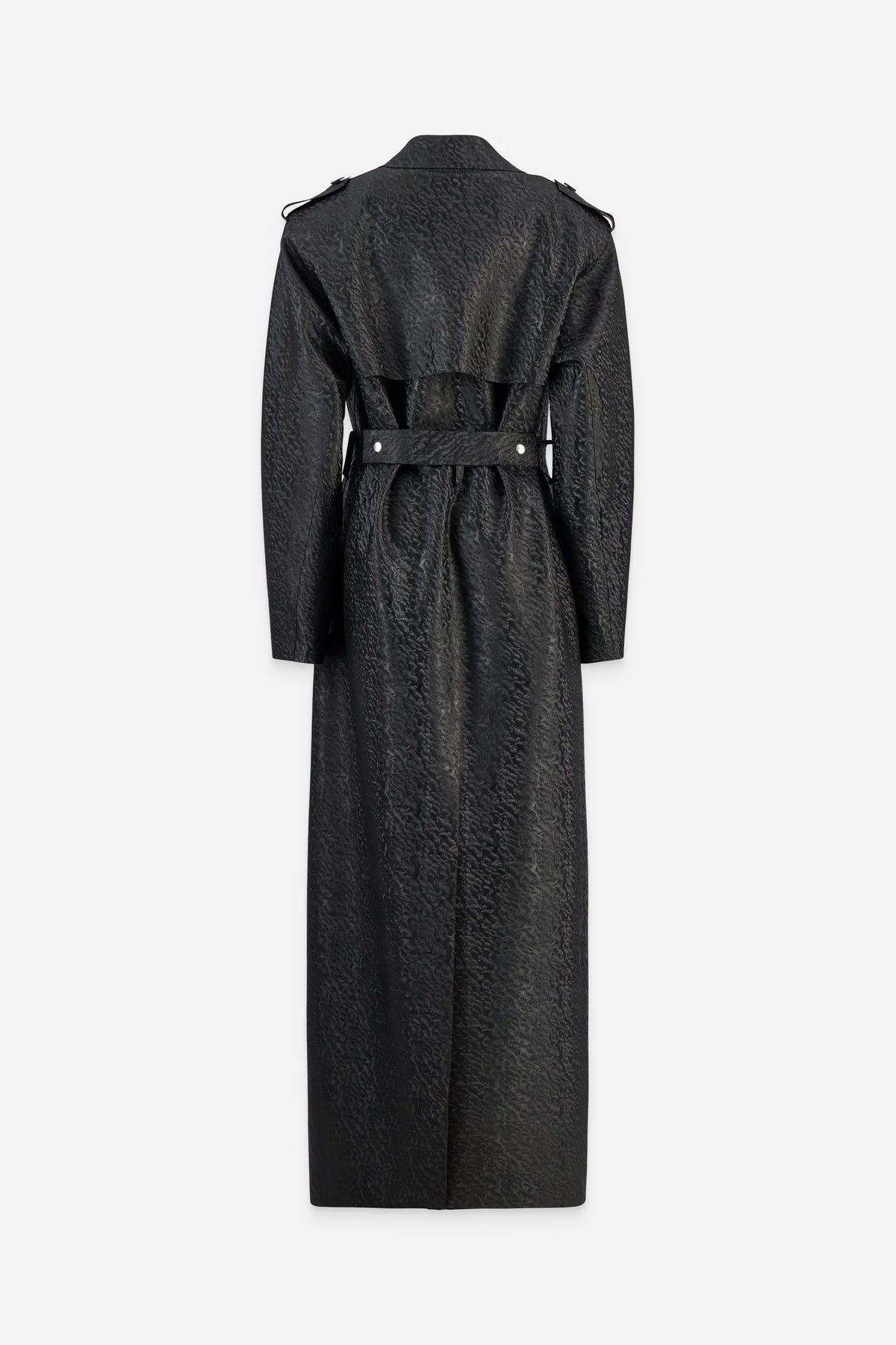 LATEX TRENCH COAT