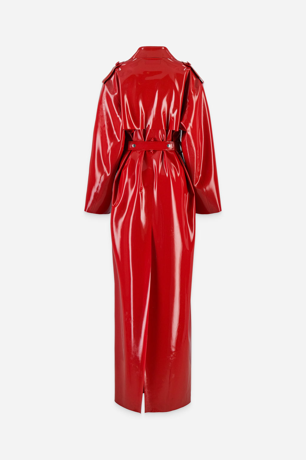 LATEX TRENCH COAT