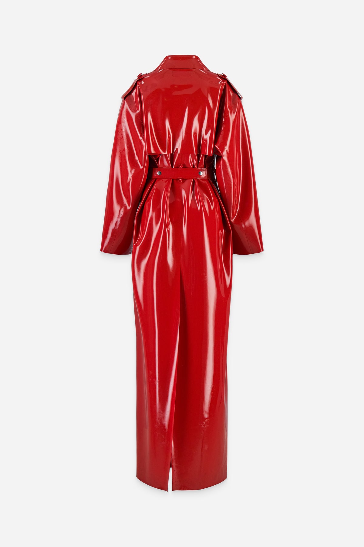 LATEX TRENCH COAT