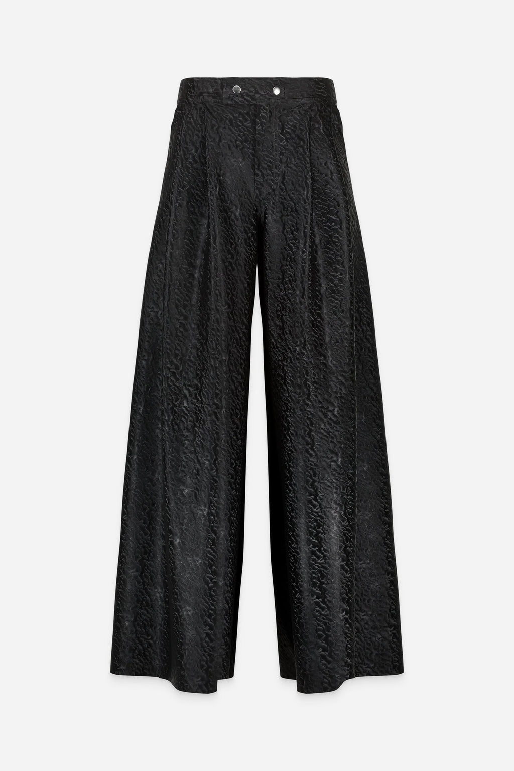SAMPLE LATEX WIDE PANTS