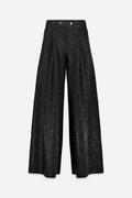 SAMPLE LATEX WIDE PANTS