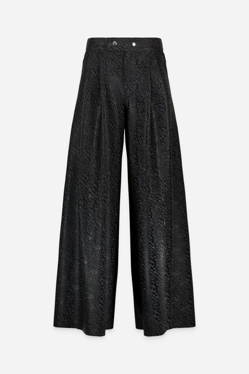 SAMPLE LATEX WIDE PANTS